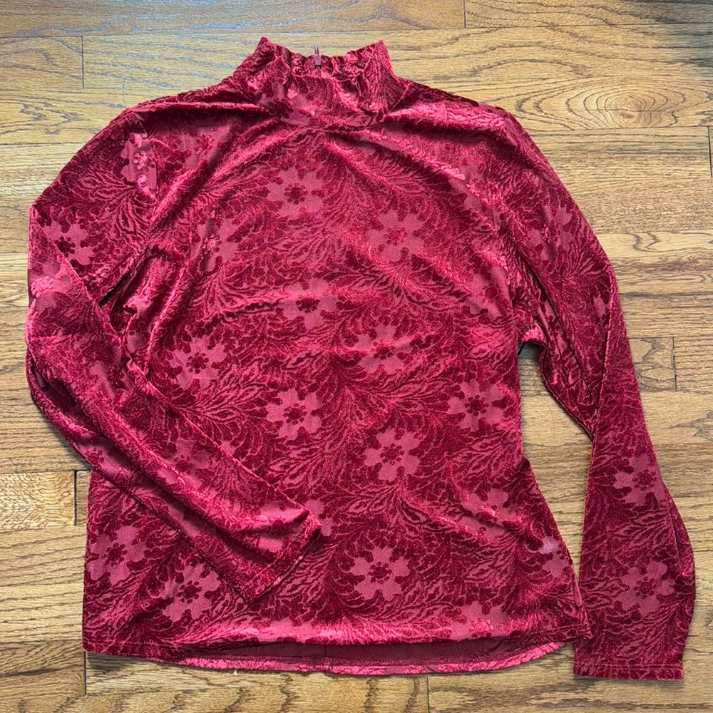 Long Sleeve Peek Through Top - 1 State